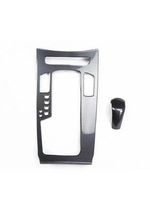 For Buick Lacrosse 09-12 Carbon Fiber Inner Gear Shift Panel Decor Cover Trim 2*