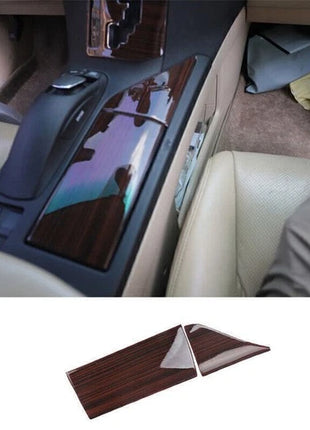 2X Peach Wood Grain Center Console Water Cup Holder For Lexus RX350 450h 2009-15