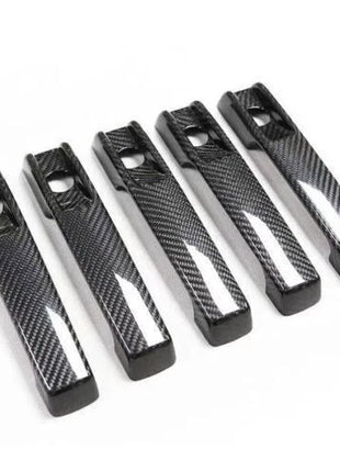 5PCS Real Carbon Fiber Door Handle Cover Trim For Mercedes Benz W464 G class