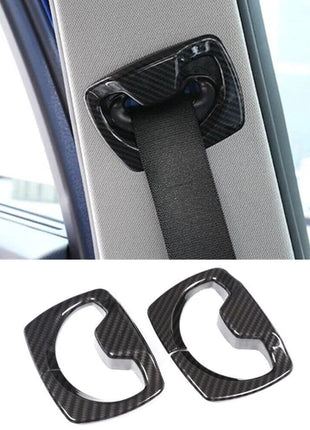 Carbon Abs Front Seat Belt Safty Buckle Cover For Bmw 3 4 Series F30 F34 2013-19