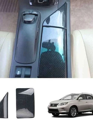 For Lexus Rx350 450h 09-15 Carbon Fiber Style Middle Console Drinking Glass Trim
