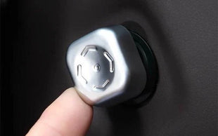 Steering Wheel Adjust Button Cover For Lexus RX350 450h 2016-2019 Matte Silver