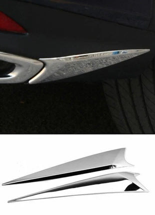 For Lexus RX350 450h 2020-2022 Chrome Rear Bumper Both Side Lip Molding Cover 2x