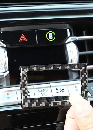 Carbon Fiber Air Condition Temperature Display Trim For Bmw 8 Series G14 2019-22