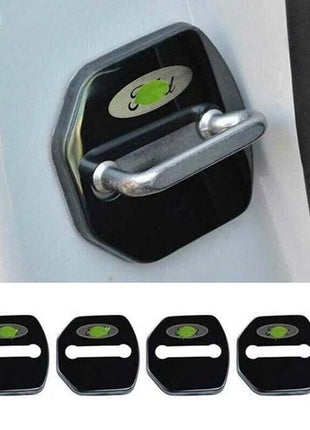 4PCS Cover Trim Door Lock Protection For Ford Focus ST RS Black 2012-2018 Steel