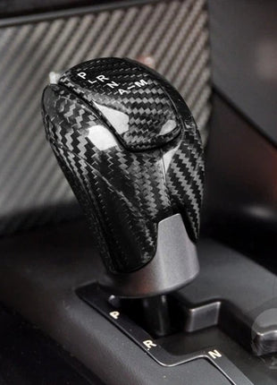 Red Carbon Fiber Engine Button Gear Shift Knob Cover For NISSAN GTR R35 08-16