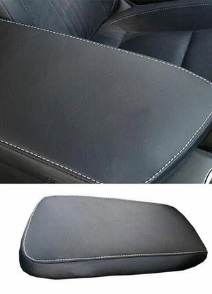 Black PU Leather Central Console Armrest Box Cover For Lexus NX 350 350h 2022-23