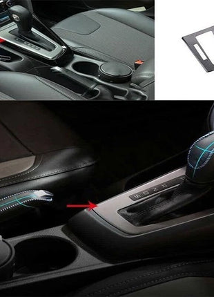 Shift frame trim carbon fiber ABS console gear For Ford Focus ST RS 2012-2014