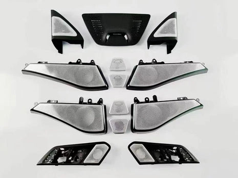 13 PCS Door Speaker Glow Tweeter Speaker Cover Trim For BMW X5 G05 X7 G07