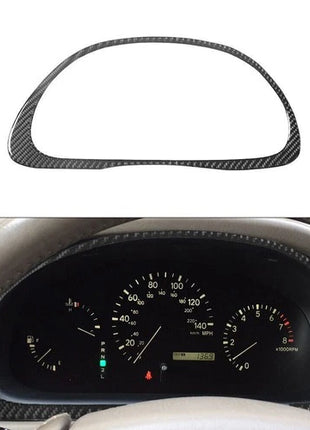 Carbon Fiber Interior Speedometer Cover Trim For Lexus RX300 1998-2003 Type A