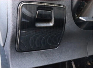 For 19-20 Ford Focus ST cover trim storage box handle Main driver Black steel