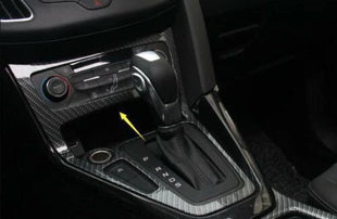 2012-2018 1PCS Central Console AC Switch Panel Trim For Ford Focus Carbon Fiber