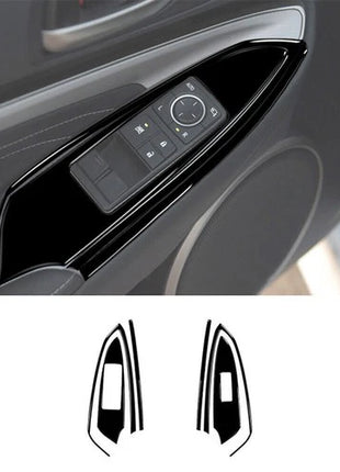 Gloss Black Door Window Control Cover Trim For Lexus RC300 350 200T 2015-2020