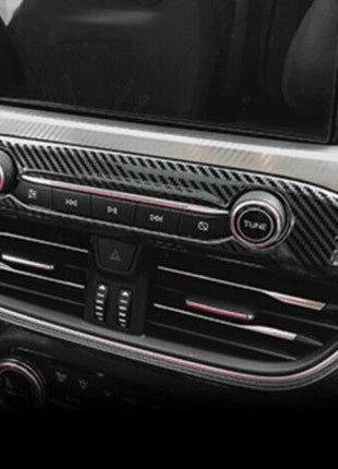 For Ford Focus ST RS Steel Carbon 1PCS Volume Switch Button Cover Trim 2019-2020