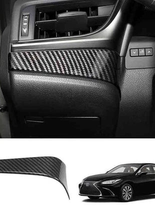 For Lexus ES250 300h 350 2019-22 ABS Carbon Fiber Left Console Strip Frame Trim