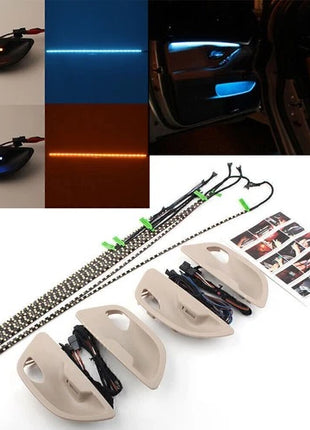 For Bmw 5 Series F10/ F11 Interior Led Ambient Door Light Stripes Dual Color
