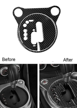 Carbon Fiber Interior Transmission Panel Cover Trim For 2009-2020 Nissan 370z