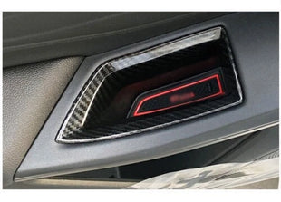 Car door storage box carbon fiber For Ford Focus ST RS ABS 2019-2020 cover trim