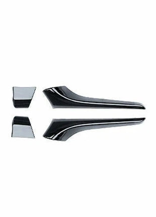 4P Gloss Black RearView Mirror Strip Molding Trim For Lexus RX350 450h 2016-2022
