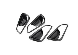 Carbon Fiber 4PCS Handle Frame Trim Inner Door For Ford Focus ST RS 2012-2014