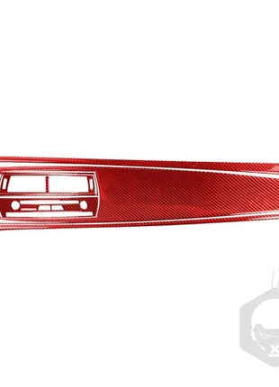 10Pcs For BMW Z4 E85 03-08 Red Carbon Fiber Center Console Dashboard Panel Cover