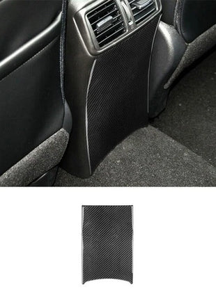 Carbon Fiber Rear Below Vent Outlet Panel Cover Trim For Nissan Rogue 2014-2016