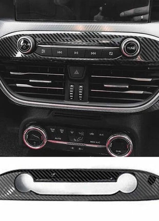 For Ford Focus ST RS Steel Carbon 1PCS Volume Switch Button Cover Trim 2019-2020