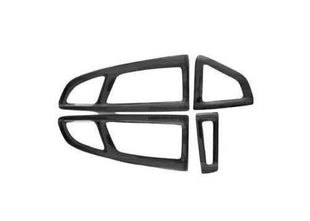 Console L&R Air Outlet Vent Trim 4PCS For Ford Focus 2012-2018 Black Titanium