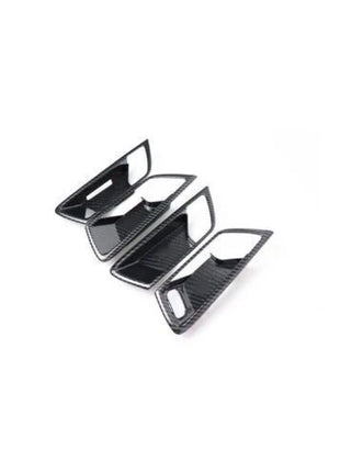 Fit for Ford Focus 2019-2020 Carbon Fiber 4pcs Inner Door Bowl Cover Decoration
