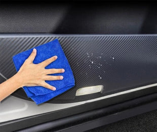 Carbon Fiber Look Inner Door Anti-Kick Panel Sticker For Lexus RX350 500h 23-24