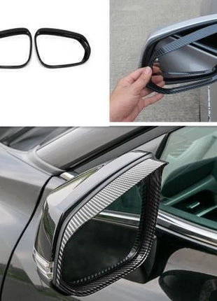 For Lexus RX350 450H 16-22 Carbon Rearview Mirror Rain Guard Eyebrow Frame Trim