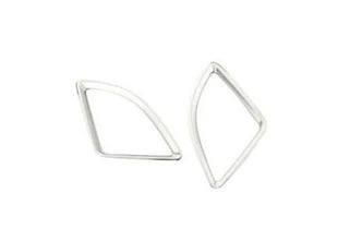 Steel Air Conditioning Air Outlet Vent Trim 2PCS 2015-2018 Silver For Ford Focus