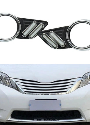 For Toyota Sienna 2011-2014 Drl Daytime Running Driving Led Light Triple Color
