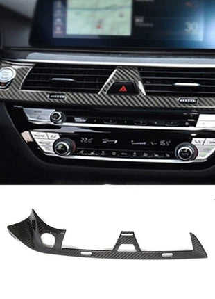 Carbon Fiber  Car Dashboard Air Vent Panel Cover Trim For BMW G30 G38 2016-2022