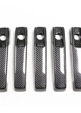 For Mercedes Benz W464 G class 5PCS Door Handle Cover Trim Real Carbon Fiber