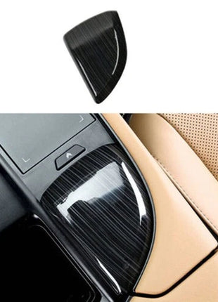 1pc Abs Brush Black Central Gear Shift Cover Trim For Lexus Es250 300h 350 19-22