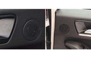 steel Rear Inner door speaker ring cover For 2019-2020 Ford Focus carbon fiber