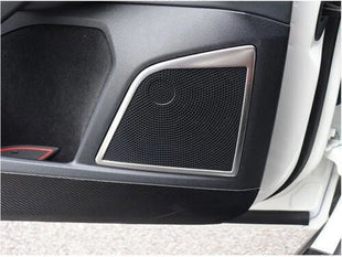 2019-2020 Inner Door Speaker Frame Silver Titanium For Ford Focus Cover Trim