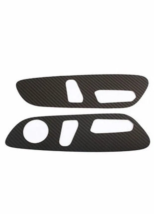 Seat Button Handle Panel Cover For Lexus UX200 250h 2019-2023 Steel Carbon Fiber
