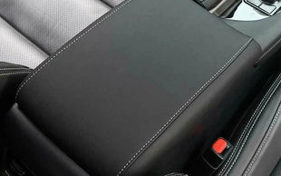 For Lexus RX350 450h 2016-22 Black Leather Inner Console Armrest Box Pad Trim 1P