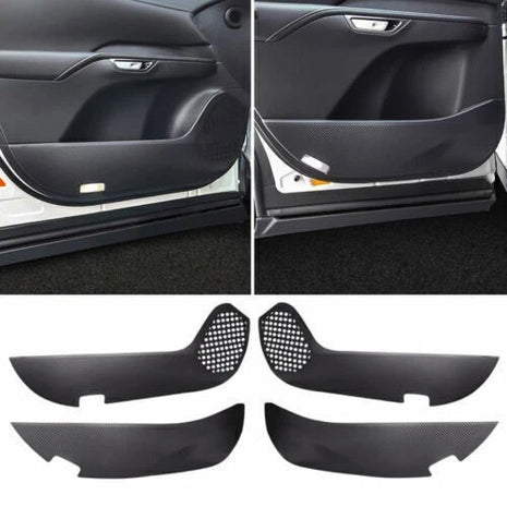 Carbon Fiber Look Inner Door Anti-Kick Panel Sticker For Lexus RX350 500h 23-24