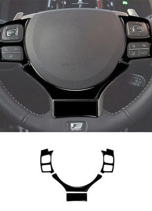 Gloss Black Steering Wheel Cover Trim For Lexus RC300 350 200T 2015-2020 Type B