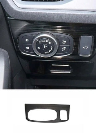 Black Headlight Switch Control Titanium Frame Trim For Ford Focus ST RS 2019-20