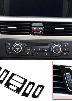 black Air Conditioner Outlet Vent Cover For Bmw 3 Series E90 E92 E93 2005-2012