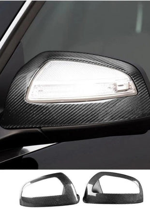 Real Carbon Fiber For BENZ W204 C-CLASS C63 C300 C350 06-2009 Mirror Cover Caps