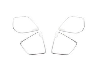Inner Door Speaker Frame Cover Trim Silver Steel Fit For Ford Focus 12-18 4PCS