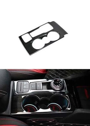 2019-2020 cover trim For Ford Focus ST RS central console water cup black steel