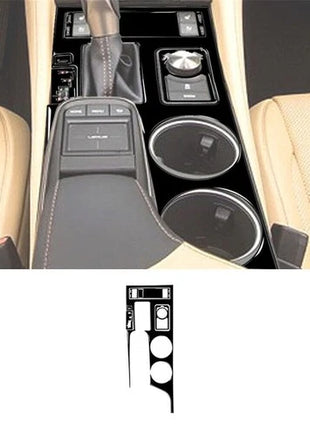 6Pcs Gloss Black Gear Shift Panel Cover Trim For Lexus RC300 350 200T 2015-2020
