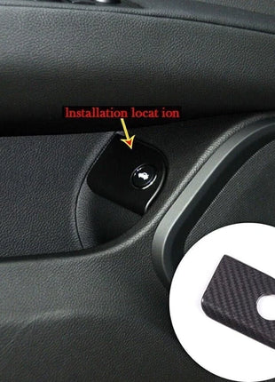 Carbon Fiber Interior Trunk Switch Frame Cover Trim For Maserati Ghibli 2014-19