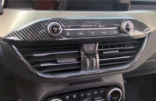 Carbon Fiber Central Console Air Outlet Vent Decor Fit for Ford Focus 2019-2020
